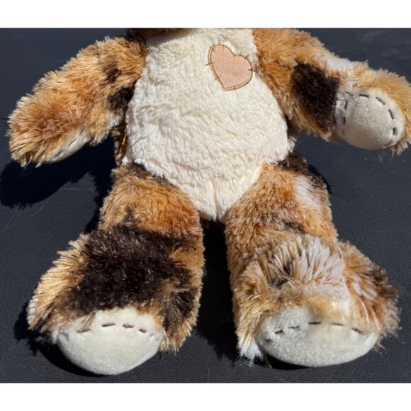 Build-A-Bear Plush Calico Cat Teddy Heart Patch Stitch Stuffed Toy Support Pet - Picture 9 of 16